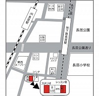長居スタジオ　地図